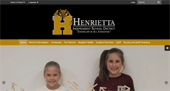 Desktop Screenshot of henrietta-isd.net
